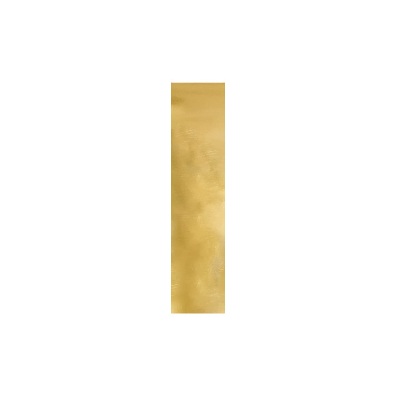 1 stk. Guld Spejlbogstav 'I' i Høj Slagfast Polystyren, 15x60 cm