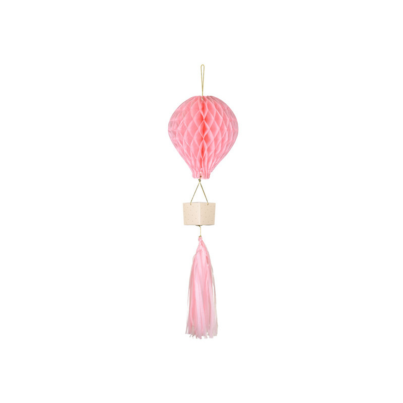 1 stk. Rosa Honningkage Luftballon Sæt med Tassel, 28 cm