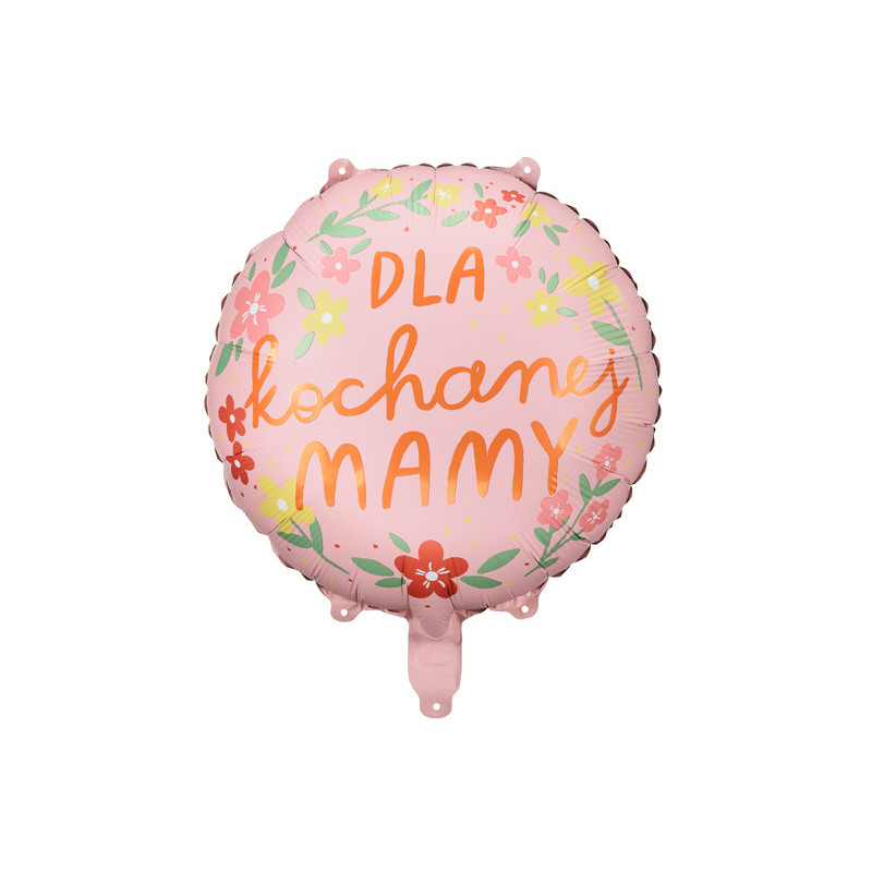 1 stk. Farverig Folieballon 'Til den kære mor', 45 cm