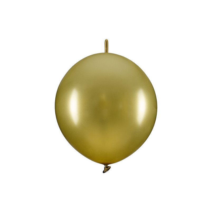 20 stk. Gyldne Sammenkoblingsballoner på 33 cm i Pakke