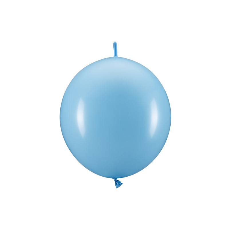 20 stk. Lyseblå Sammenkoblingsballoner på 33 cm