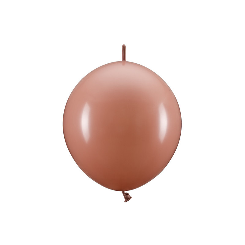 20 stk. Sammenkædede Balloner, 33 cm, i Støvet Rosa Farve