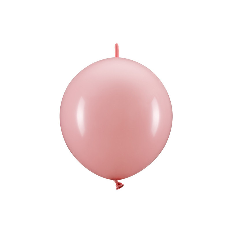 20 stk. Lyserøde Sammenkædede Balloner, 33 cm