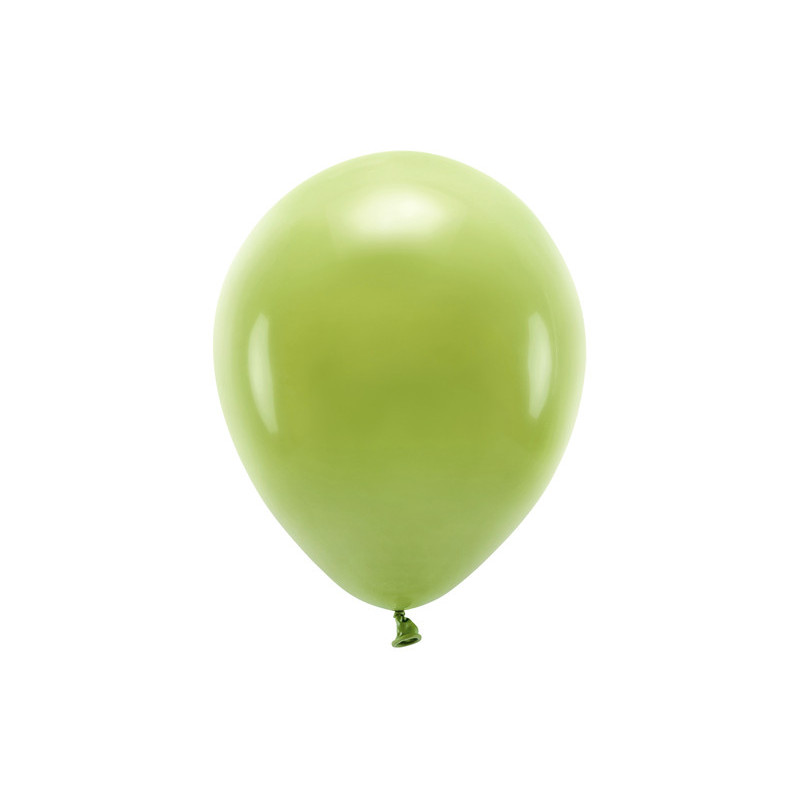 100 stk. Økologiske pastel grønne balloner - biologisk nedbrydelige 10" 100 stk. Økologiske pastel grønne balloner - biologisk nedbrydelige 10"