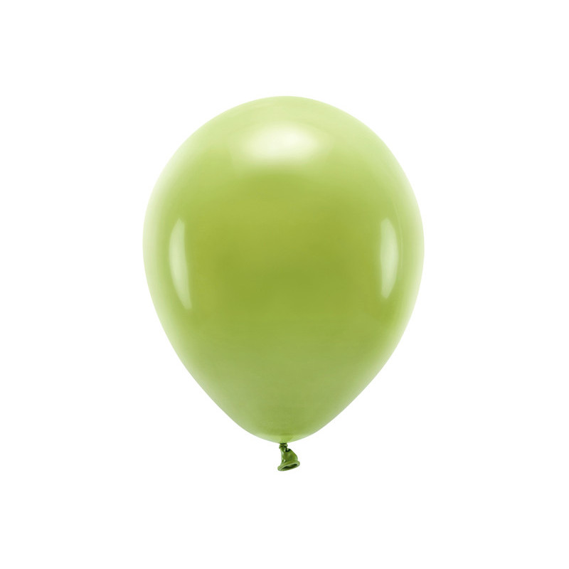 10 stk. Pastelgrønne Øko-Venlige Balloner, 30 cm