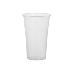 50 stk Plastikkrus 30 cl PP - Reuse Genbrugelige 7,8 cm diameter