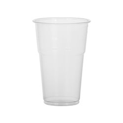 50 stk Plastikkrus 50 cl PP - Reuse Genbrugelige 9,5 cm diameter