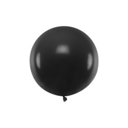 1 Stk. - 60 cm Rund Festballon i Elegant Sort Farve 1 Stk. - 60 cm Rund Festballon i Elegant Sort Farve