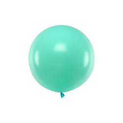 1 Stk. - 60 cm Rund Festballon i Elegant Pastel Forest Green Farve 1 Stk. - 60 cm Rund Festballon i Elegant Pastel Forest Green Farve