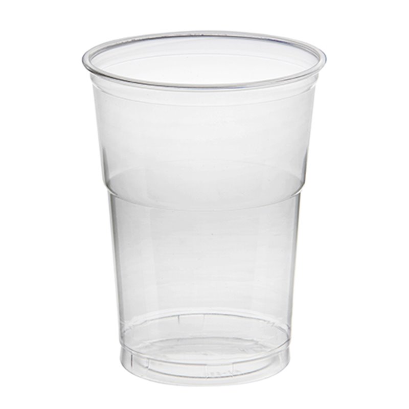 50 stk Plastikglas 400 ml blød plast