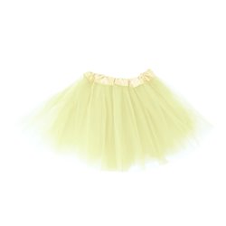 1 stk. Festlig Creme Tylskørt - Tre-lags, 30 cm, Perfekt til Kostumer og Temafester 1 stk. Festlig Creme Tylskørt - Tre-lags, 30 cm, Perfekt til Kostumer og Temafester