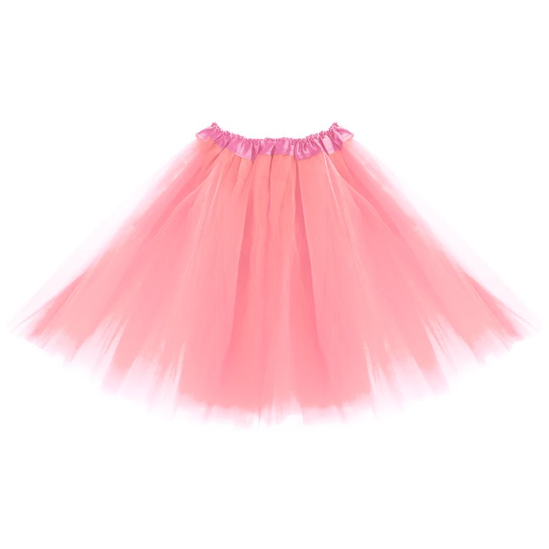 1 stk. Festlig Pudder rosa Tylskørt - Tre-lags, 40 cm, Perfekt til Kostumer og Temafester