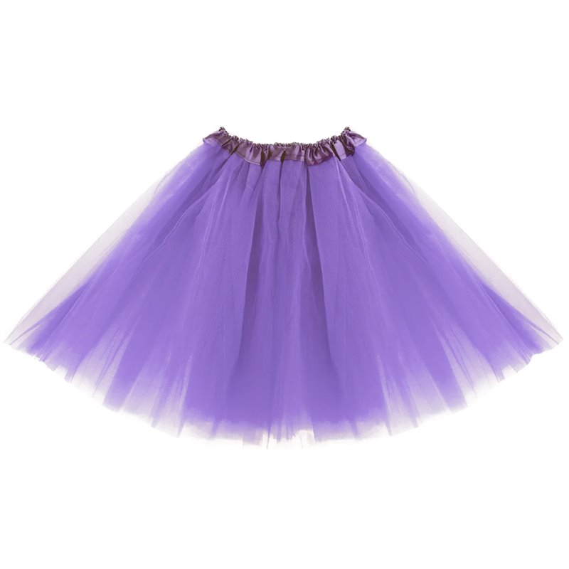 1 stk. Festlig Lavendel Tylskørt - Tre-lags, 40 cm, Perfekt til Kostumer og Temafester 1 stk. Festlig Lavendel Tylskørt - Tre-lags, 40 cm, Perfekt til Kostumer og Temafester