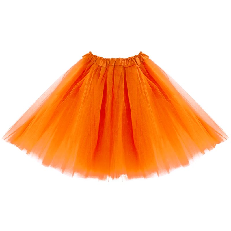 1 stk. Festlig Neon Orange Tylskørt - Tre-lags, 40 cm, Perfekt til Kostumer og Temafester 1 stk. Festlig Neon Orange Tylskørt - Tre-lags, 40 cm, Perfekt til Kostumer og Temafester