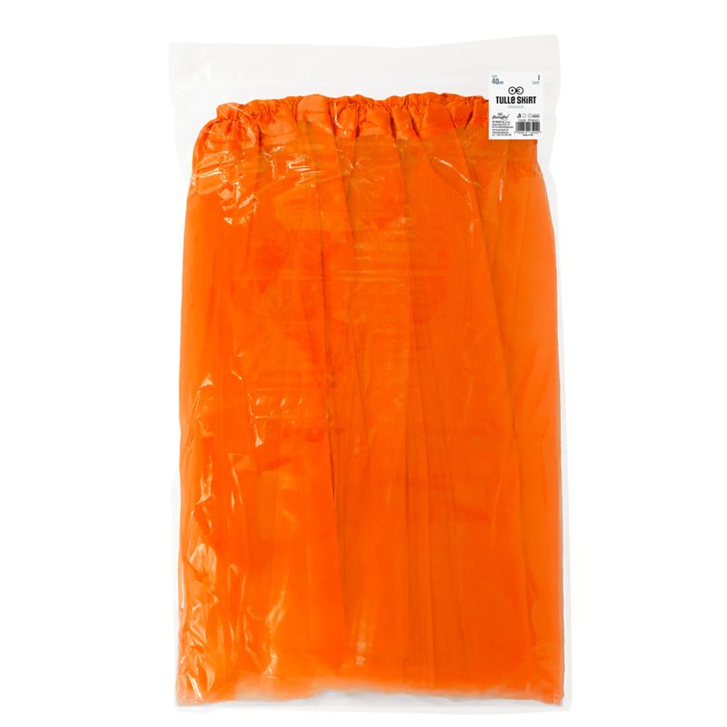 1 stk. Festlig Neon Orange Tylskørt - Tre-lags, 40 cm, Perfekt til Kostumer og Temafester 1 stk. Festlig Neon Orange Tylskørt - Tre-lags, 40 cm, Perfekt til Kostumer og Temafester