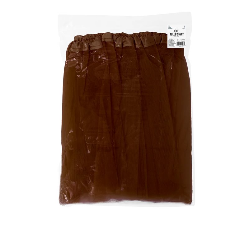 1 stk. Festlig Brun Tylskørt - Tre-lags, 30 cm, Perfekt til Kostumer og Temafester 1 stk. Festlig Brun Tylskørt - Tre-lags, 30 cm, Perfekt til Kostumer og Temafester