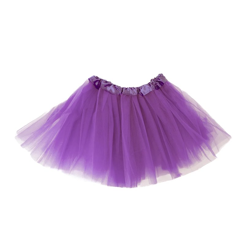 1 stk. Festlig Lavendel Tylskørt - Tre-lags, 30 cm, Perfekt til Kostumer og Temafester