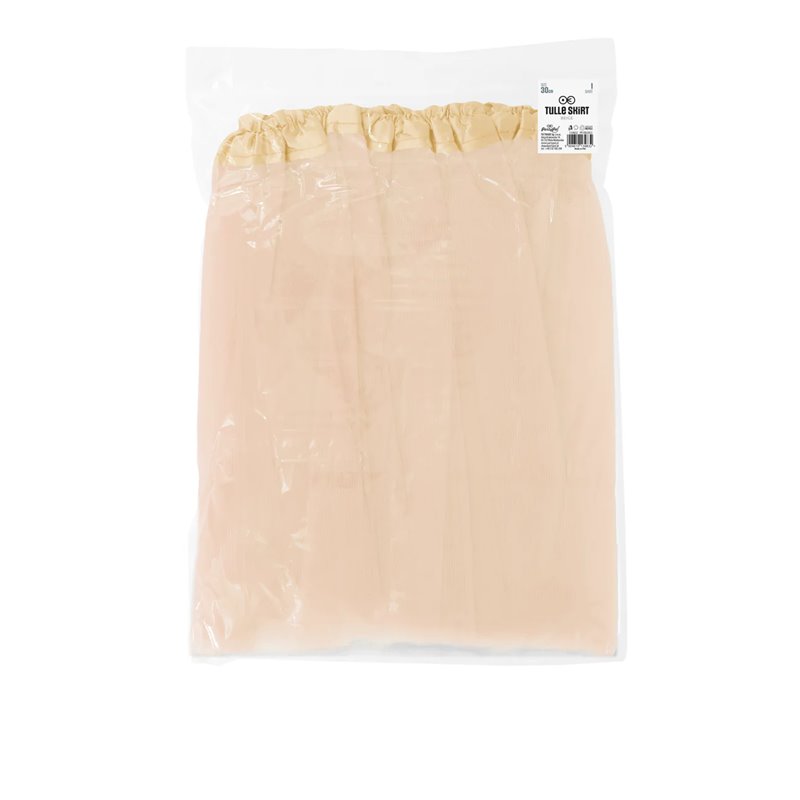 1 stk. Festlig Beige Tylskørt - Tre-lags, 30 cm, Perfekt til Kostumer og Temafester 1 stk. Festlig Beige Tylskørt - Tre-lags, 30 cm, Perfekt til Kostumer og Temafester