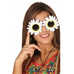 1 stk Marguerit - Tusindfryd brille med mørk glas 1 stk Marguerit - Tusindfryd brille med mørk glas