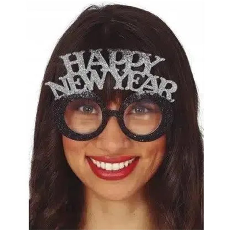 1 stk Happy New Year - Sjove Innovative godt nytårsbriller med glitter 1 stk Happy New Year - Sjove Innovative godt nytårsbriller med glitter