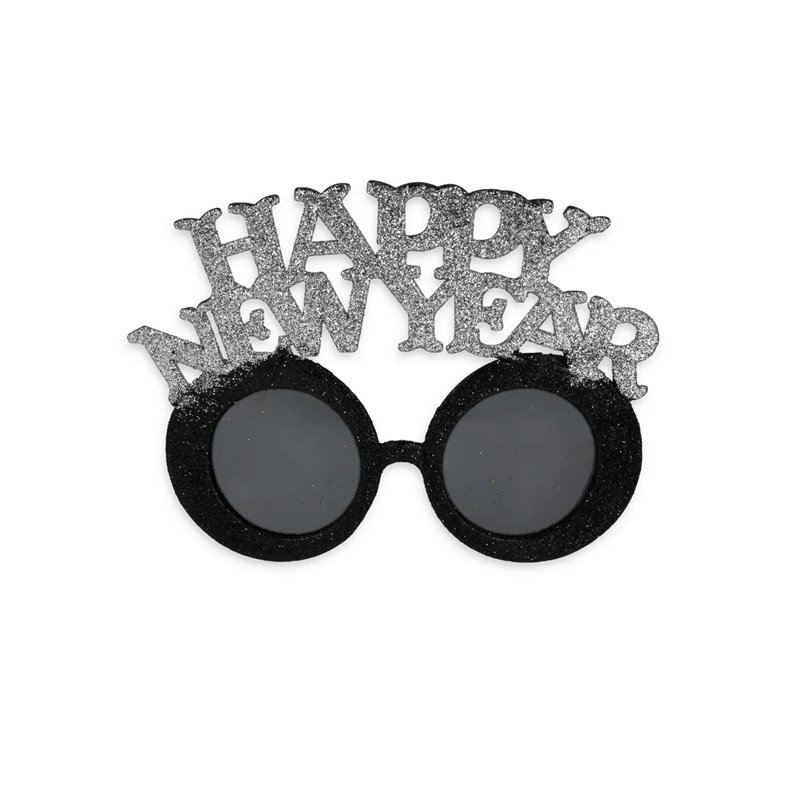 1 stk Happy New Year - Sjove Innovative godt nytårsbriller med glitter 1 stk Happy New Year - Sjove Innovative godt nytårsbriller med glitter