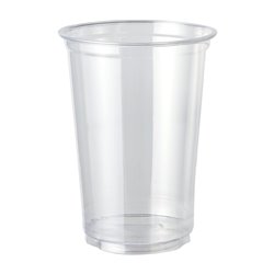 50 stk. Genbrugelige Plastikglas Transparent PP 400 ml – Ideel til Fester & Udendørs Begivenheder