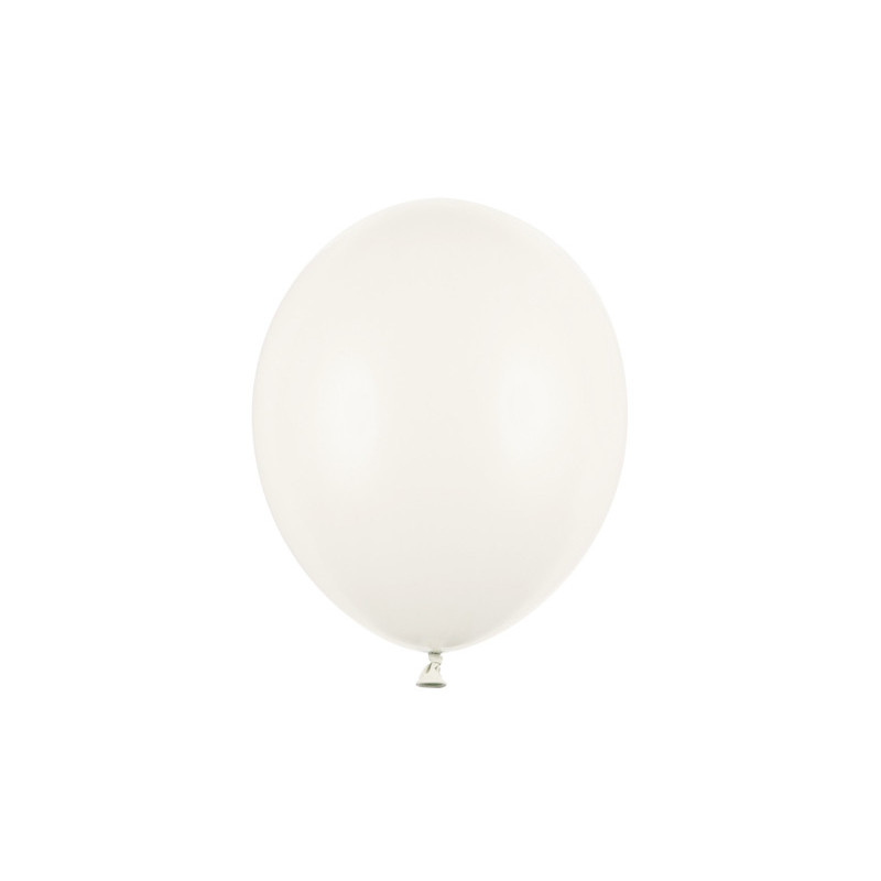 100 stk. Pastel Råhvid Balloner standard str 10" 27 cm i Diameter 100 stk. Pastel Råhvid Balloner standard str 10" 27 cm i Diameter