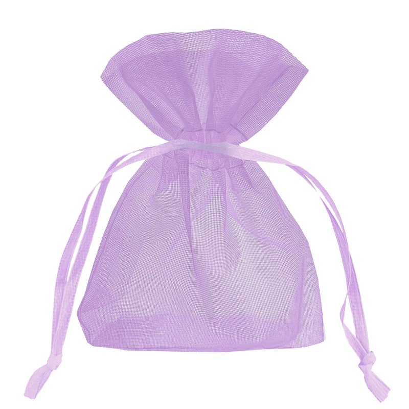 10 stk. Luksuriøse Organza- og Chiffonposer i Lavendel 7x9 cm - Perfekt til Festdekorationer 10 stk. Luksuriøse Organza- og Chiffonposer i Lavendel 7x9 cm - Perfekt til Festdekorationer