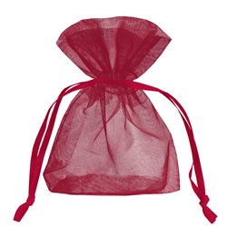 10 stk. XL Luksuriøse Organza- og Chiffonposer i Bordeaux 10x15 cm - Perfekt til Festdekorationer 10 stk. XL Luksuriøse Organza- og Chiffonposer i Bordeaux 10x15 cm - Perfekt til Festdekorationer