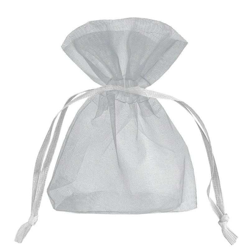 10 stk. XL Luksuriøse Organza- og Chiffonposer i Sølv 10x15 cm - Perfekt til Festdekorationer 10 stk. XL Luksuriøse Organza- og Chiffonposer i Sølv 10x15 cm - Perfekt til Festdekorationer