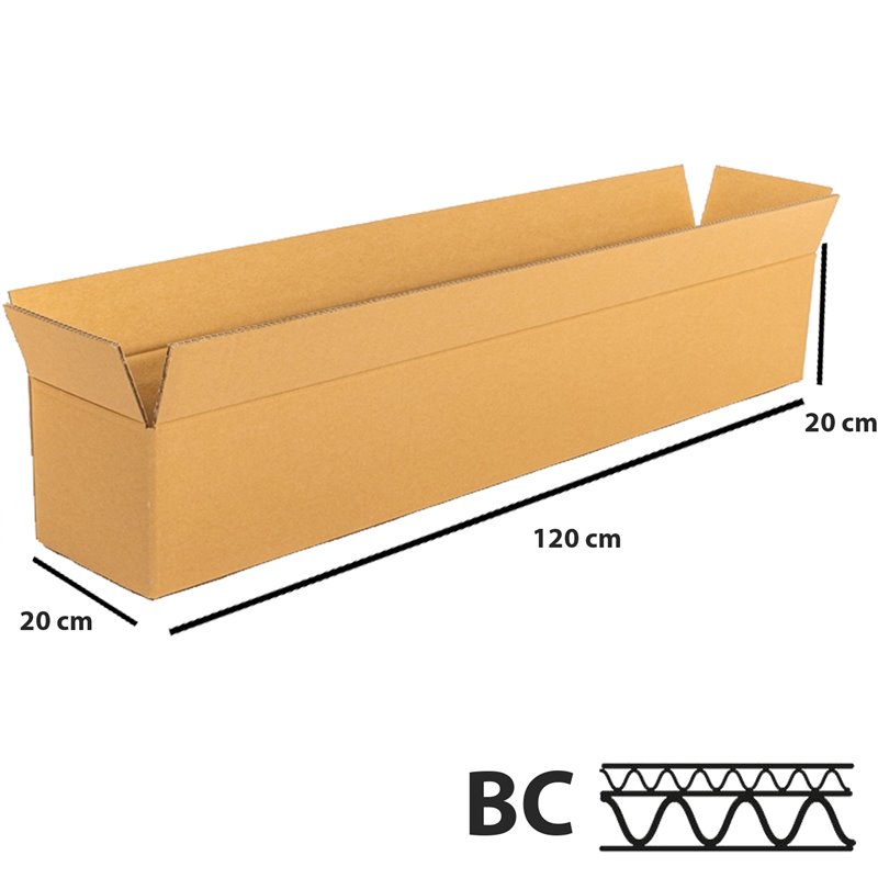 25 stk Robust 5lags Papkasse - 1200x200x200 mm - FSC-certificeret & Miljøvenlig 25 stk Robust 5lags Papkasse - 1200x200x200 mm - FSC-certificeret & Miljøvenlig