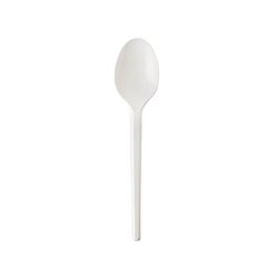 100 stk. Genbrugelige Plastskeer Hvid 165 mm – Praktisk elegance til festen