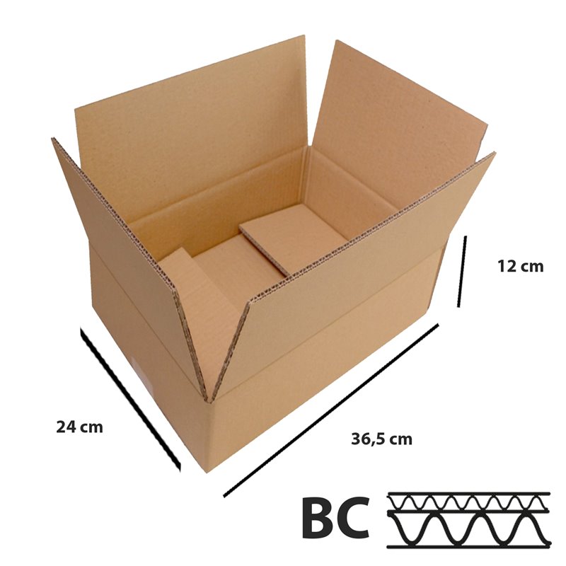25 stk Robust 5lags Papkasse - 365x240x120 mm - FSC-certificeret & Miljøvenlig 25 stk Robust 5lags Papkasse - 365x240x120 mm - FSC-certificeret & Miljøvenlig