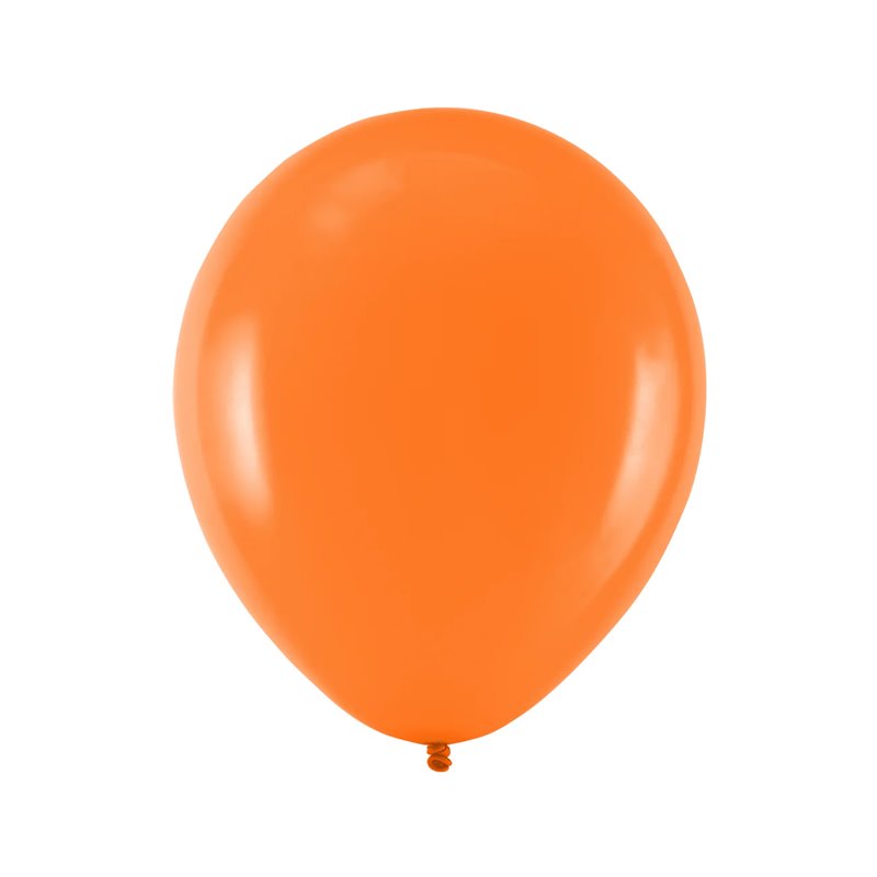 10 stk Standard orange balloner - Størrelse 10" ca 27 cm 10 stk Standard orange balloner - Størrelse 10" ca 27 cm