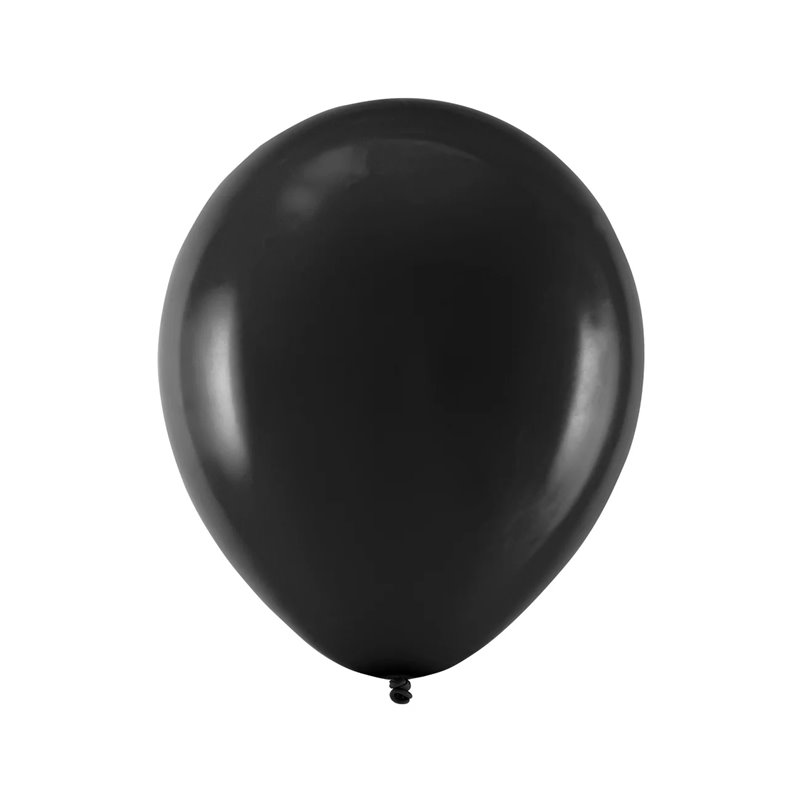 10 stk Standard sorte balloner - Størrelse 10" ca 27 cm 10 stk Standard sorte balloner - Størrelse 10" ca 27 cm
