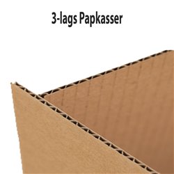 1 stk Papkasser til forsendelser 3lags Papkasse - 250x250x100 mm - FSC-certificeret 1 stk Papkasser til forsendelser 3lags Papkasse - 250x250x100 mm - FSC-certificeret