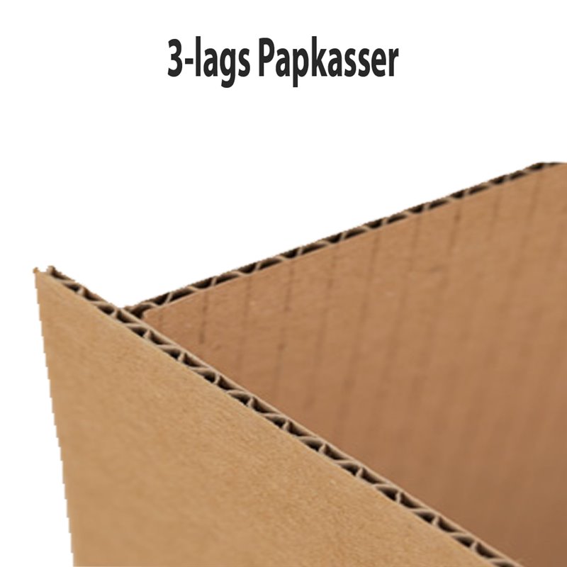 1 stk Papkasser til forsendelser 3lags Papkasse - 250x250x100 mm - FSC-certificeret 1 stk Papkasser til forsendelser 3lags Papkasse - 250x250x100 mm - FSC-certificeret