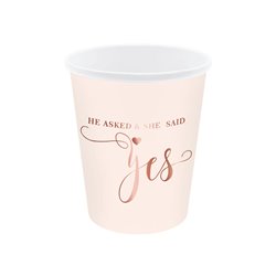 6 stk Papkrus - He asked & She said yes - I en smuk pudderrosa farve 220ml 6 stk Papkrus - He asked & She said yes - I en smuk pudderrosa farve 220ml