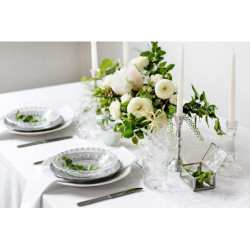 25 stk. Hvide Stofservietter 35x35 cm - Luksus, Elegance og Bæredygtighed