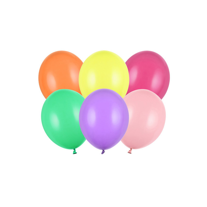 100 stk. Latex balloner mix farver 5" – Professionel kvalitet til festdekoration