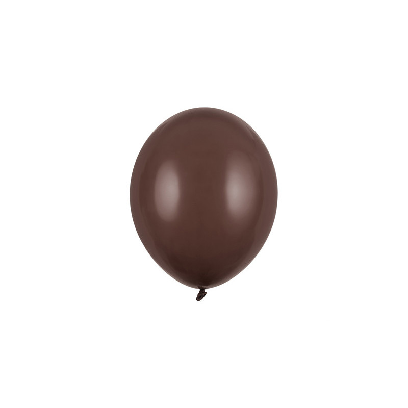 100 stk. Latexballoner kakao brun 5" – Luksus kvalitet til festdekoration & helium brug