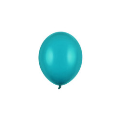 100 stk. Latex Balloner turkis 5" - Perfekt til festdekoration med helium