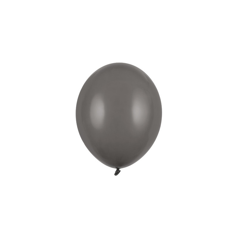 100 stk. Latexballoner grå 5" - Luksus kvalitet til festlig dekoration & ballonkunst