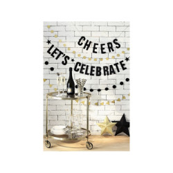 10 stk. Papirsugerør Sort-Hvid Retro – Miljøvenlige & Bionedbrydelige 20,5 cm Partydeco