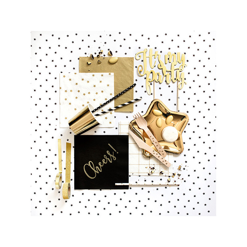 4 rl Washi Tape dekorations tape guld/sølv