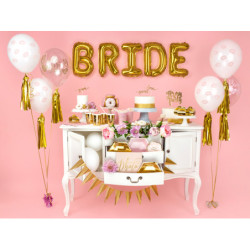 6 stk. Bride to Be Balloner gennemsigtig latex 12" - Perfekt til polterabend dekoration