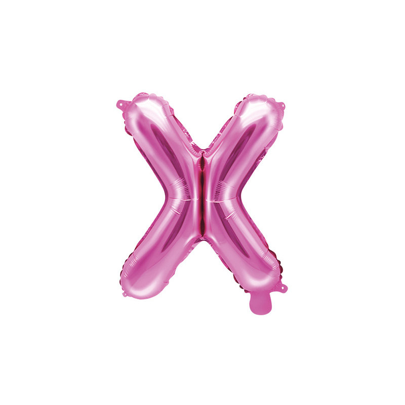1 stk. Folieballon Bogstav A hot pink – Nem oppustning 35 cm festdekoration