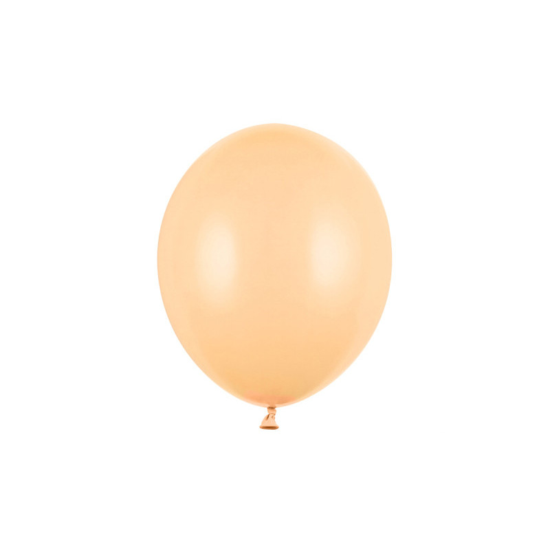 100 stk. Latexballoner pastel fersken 10" – Luksus kvalitet til festdekoration