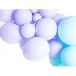 50 stk. Latexballoner lys lilla 12" - Luksus kvalitet til fest og dekoration