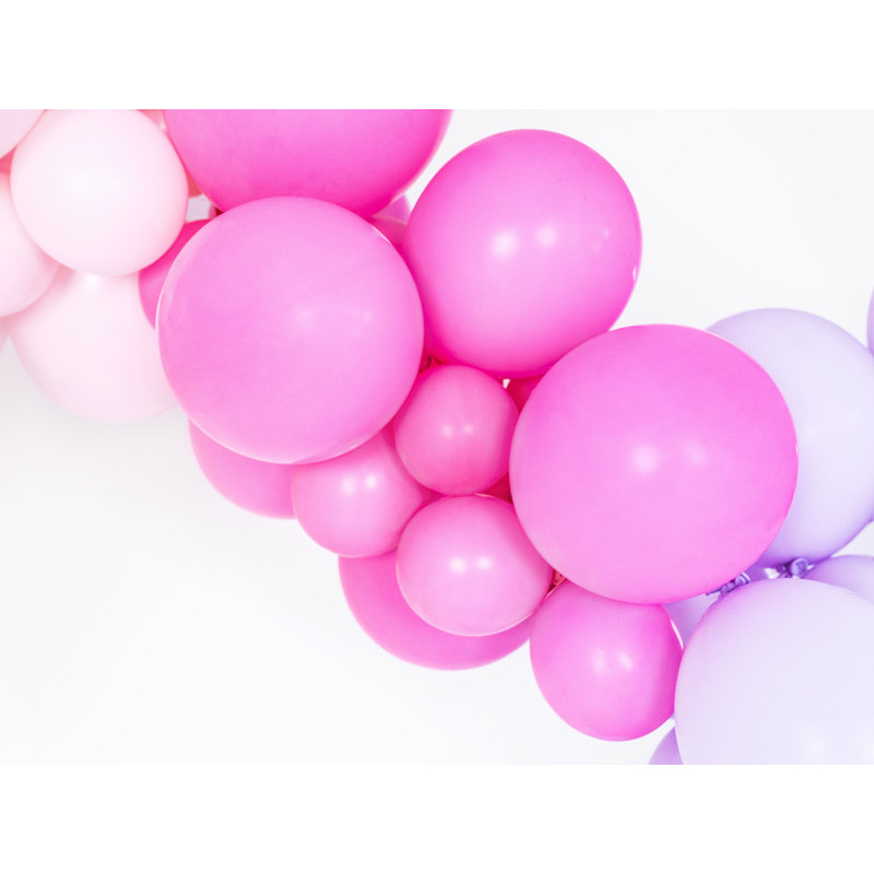 100 stk. Latexballoner fuchsia 12" - Perfekt til festdekoration & heliumbrug